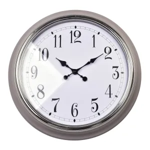 Mondex Nástěnné hodiny Teral 55,8 cm šedé