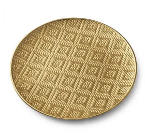 Mondex Dekorativní podtalíř Blanche Colours XXIX 33 cm zlatý