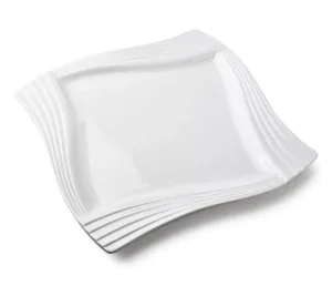 Mondex Mělký porcelánový talíř BASIC 32,5 cm bílý