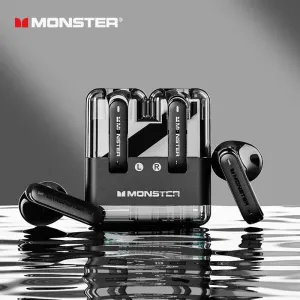 Sluchátka Bluetooth TWS Monster XKT12 + nabíjecí pouzdro Black