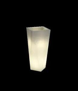MONUMO Vysoký květináč Vaso s osvětlením bílý #5958470