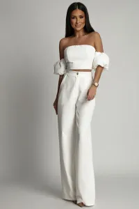 Bílý komplet top + kalhoty Alma #6127510