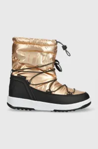 Dětské sněhule Moon Boot JR Girl Boot Met zlatá barva