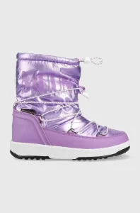 Dětské sněhule Moon Boot JR Girl Boot Met fialová barva