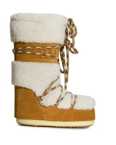 MOON BOOT-Icon Shearling whisky off white barevná 35/38