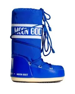 MOON BOOT-ICON NYLON, 075 electric blue Modrá 31/34