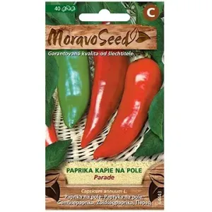 MORAVOSEED CZ Paprika zeleninová raná PARADE, na pole, typ Kapie
