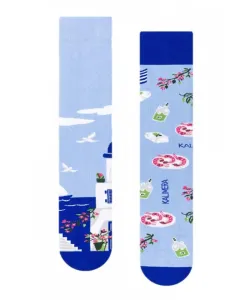 More Santorini 078-A063 modré Dámské ponožky, 35/38, modrá
