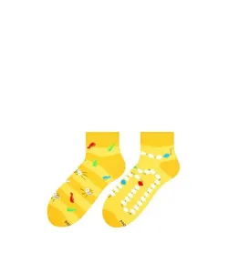 More 035 Asymetrické pánské ponožky, 39-42, zelená světlý