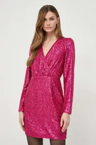 Šaty Morgan růžová barva, mini
