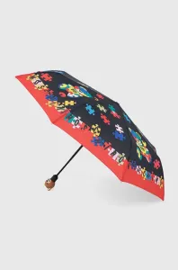 Deštník Moschino černá barva, 8057
