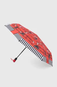Deštník Moschino červená barva, 7991