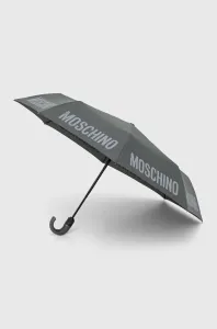 Deštník Moschino šedá barva, 8064 #4746494