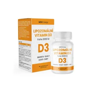 MOVit Lipozomální Vitamin D3 Forte 2000 IU, 60 veganských kapslí
