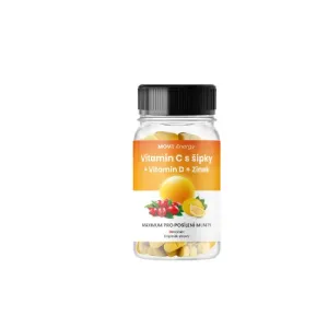 MOVit Vitamin C 1200 mg s šípky + Vitamin D + Zinek Premium, 30 tablet