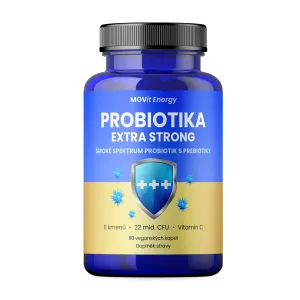 Probiotika Extra Strong MOVit Energy 90 veganských kapslí
