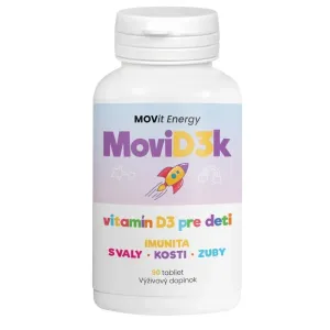 MoviD3k - Vitamín D3 pro děti, 800 I.U. 20 mcg MOVit Energy 90 tablet