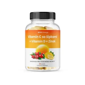 Vitamin C 1200 mg se šipkami + Vitamin D + Zinek PREMIUM MoVit Energy 90 tablet #2728203