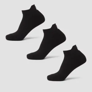 MP Unisex Trainer Ponožky (3 balení) – Černé - UK 12-14 #5777766