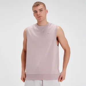 MP pánské tričko bez rukávů Rest Day – světle hnědé - XS