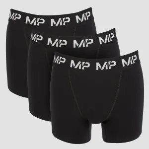 MP pánské boxerky – Černé (3 ks) - XS