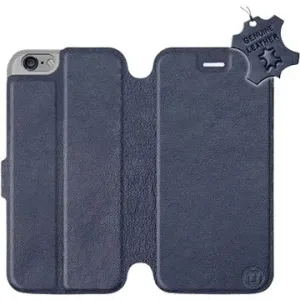 Flip pouzdro na mobil Apple iPhone 6 / iPhone 6s - Modré - kožené -   Blue Leather