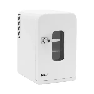 Mini chladnička 12 V / 230 V zařízení 2 v 1 s funkcí ohřevu 15 l bílá - Přenosné elektrické chladničky MSW