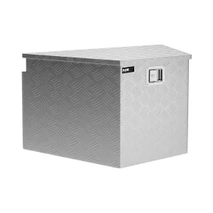 Hliníkový kufr na nářadí rýhovaný plech 82 x 48 x 46 cm 150 l - Hliníkové kufříky na nářadí MSW