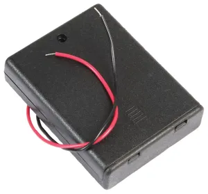 Multicomp Pro Mp000367 Battery Holder, Aaa, Wire Lead