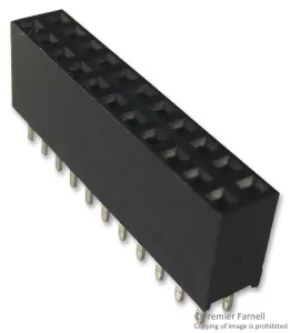 Multicomp Pro 2200Sb-50G-A1 Socket, Pcb, 2 Row, Vert, 50Way