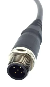 Multicomp Pro Mpm12-Sma-5Pvc1 Sensor Cord, 5P M12 Plug-Free End, 1M