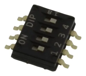 Multicomp Pro Mcdhn-04F-V Switch, 4 Way, Spst, Flush #3064907