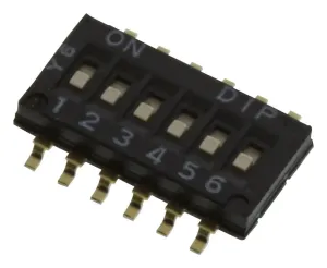 Multicomp Pro Mcdhn-06F-V Switch, Dip, Smd, 6 Way #3064908