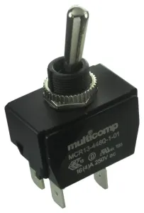 Multicomp Pro Mcr13-448Q-1-01 Switch, Toggle, Dpst, 16A, 250Vac