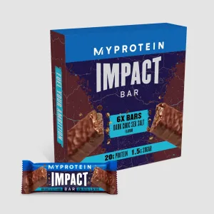 Impact Protein Bar - 6Tyčinky - Hořká čokoláda s mořskou solí
