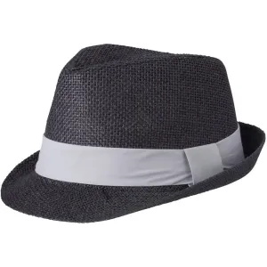Myrtle Beach Letní klobouk MB6564 - Černá / světle šedá | L/XL