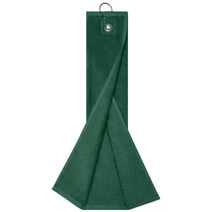 Myrtle Beach Golfový ručník MB432 - Tmavě zelená | 30 x 50 cm