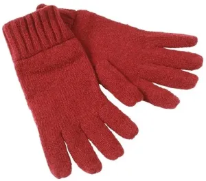 Myrtle Beach Zimní rukavice MB7980 - Tmavě červená | S/M #727125