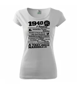 1940 v kostce - Pure dámské triko