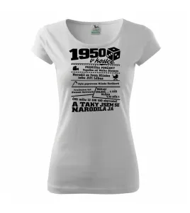 1950 v kostce - Pure dámské triko