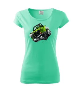 ATV bugina zelená - Pure dámské triko