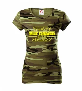Best bus driver in galaxy - Dámské maskáčové triko