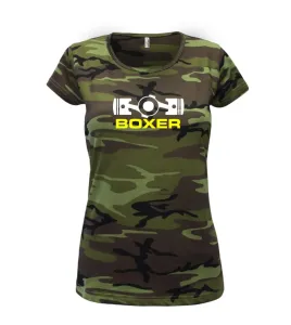 Boxer Píst - Dámské maskáčové triko