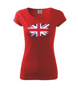 Britská vlajka roztrhaná - Pure dámské triko