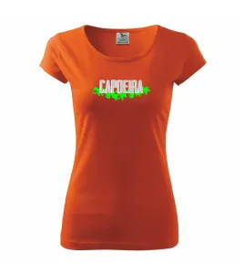 Capoeira nápis - zelený - Pure dámské triko