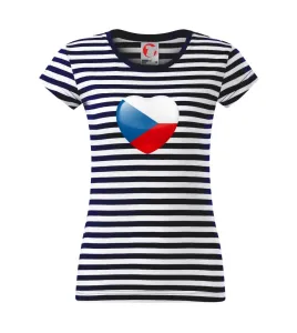České srdce - vlajka - Sailor dámské triko