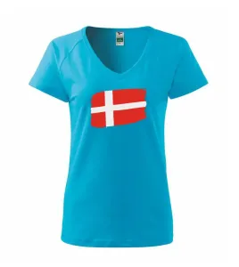 Dánsko vlajka - Tričko dámské Dream