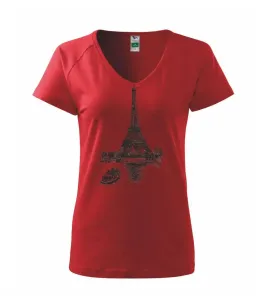 Eiffelovka s loďkou - Tričko dámské Dream