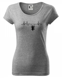 EKG houpačka - Pure dámské triko