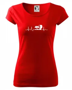EKG radiologie - Pure dámské triko